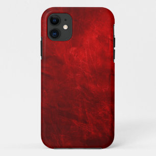 Coque iPhone 11 Cuir rouge
