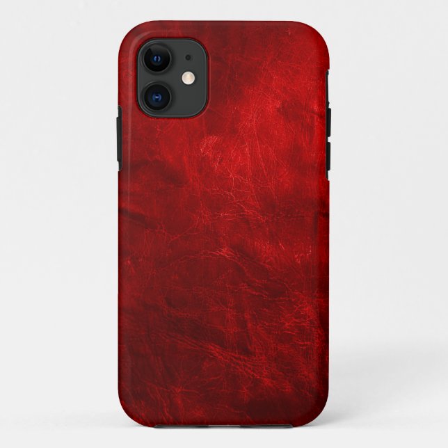 Coques Case-Mate iPhone Cuir rouge (Dos)