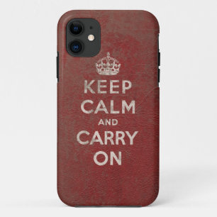 Coque Case-Mate Pour iPhone Cuir rouge vintage