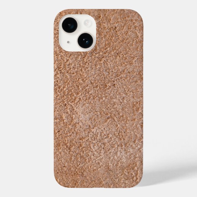 Coques Case-Mate iPhone cuir texture suède arrière - plan motif naturel r (Verso)