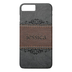 Coque Case-Mate Pour iPhone Cuir Vintage Noir Et Brown