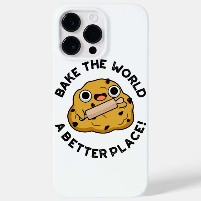 Coques Case-Mate iPhone Cuire Le Monde Un Meilleur Endroit Cute Pun De Cui (Verso)