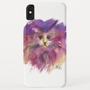 Coque Pour iPhone XS Max CUISINE À VIDE, PORTRAIT DE CHAT DE LA CUISINE, Bl