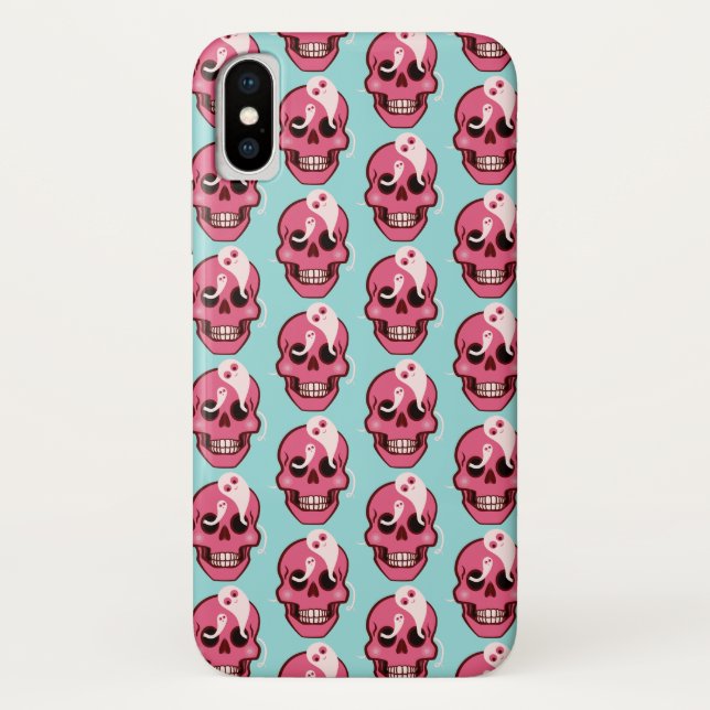 Coques Case-Mate iPhone Cuisine Du Crâne Avec Des Fantômes Dans Les Socket (Dos)