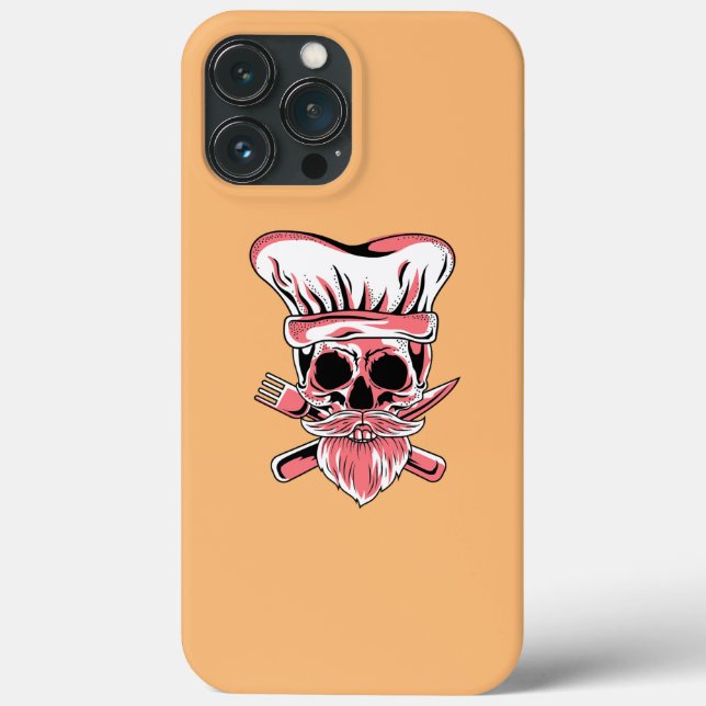 Coques Case-Mate iPhone Cuisinier effrayant Chef en chef  (Verso)