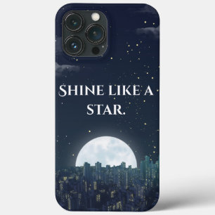 Case-Mate iPhone Case Cuitel iPhone citation ciel nocturne 'Brillez comm
