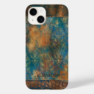 Coque Case-Mate iPhone Cuivre Patine Turquoise Clair