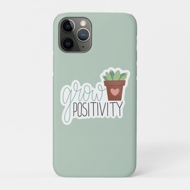 Coques Case-Mate iPhone Cultiver la Positivité - Conception de Calligraphi (Dos)
