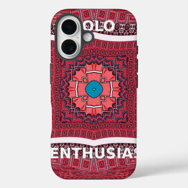 Coques Case-Mate iPhone Culture traditionnelle sindhi Ajrak Art Motif Impr (Verso)