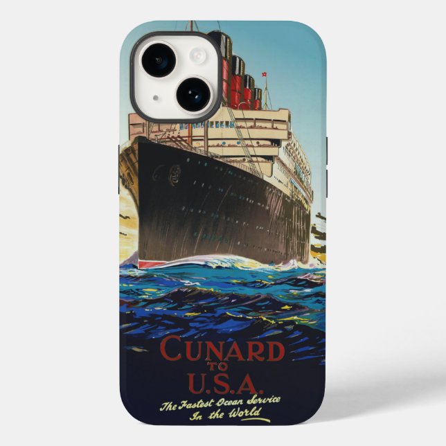 COQUES Case-Mate iPhone CUNARD OCEAN LINER AQUITANIA (Verso)