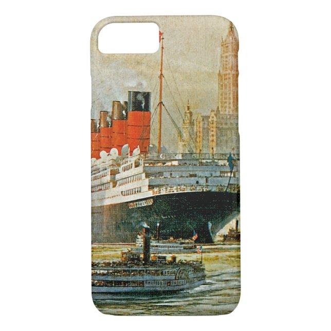 Coques Case-Mate iPhone Cunarder à New York (Dos)