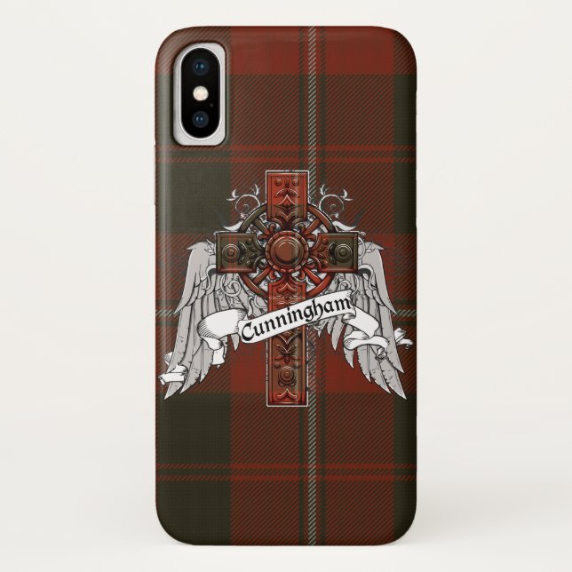 Coques Case-Mate iPhone Cunningham Tartan Cross (Dos)