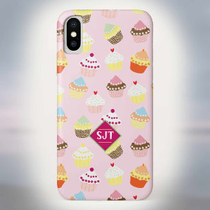 Case-Mate iPhone Case Cup Cakes Bakery Theme Design.
