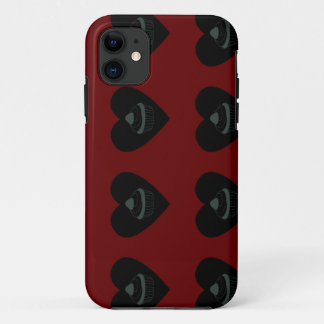 Case-Mate iPhone Case cupcake rouge sang noir