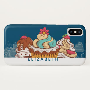Case-Mate iPhone Case Cupcakes Style Rétro Sweet Dessert