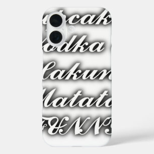 Coque Pour iPhone 16 Cupcakes Vodka Hakuna Matata FUNNY