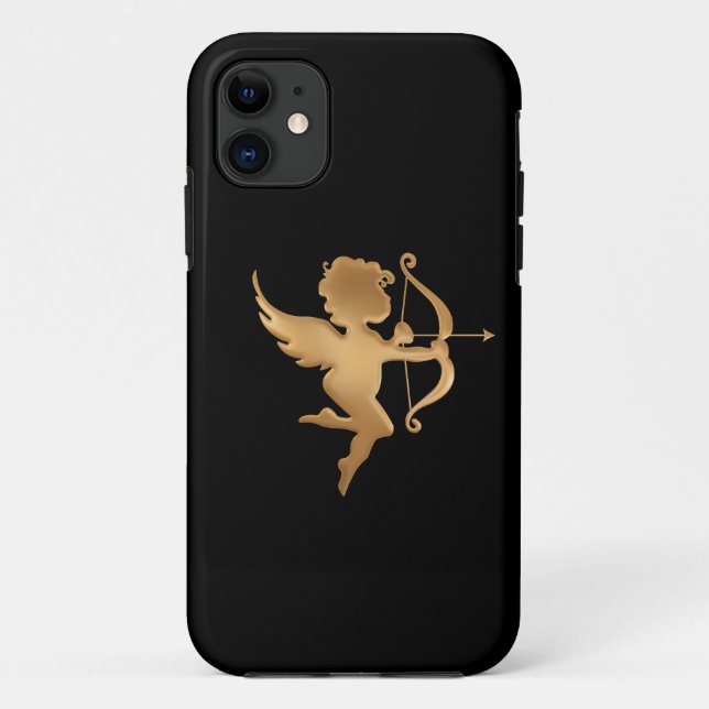 Coques Case-Mate iPhone Cupidon d'or (Dos)