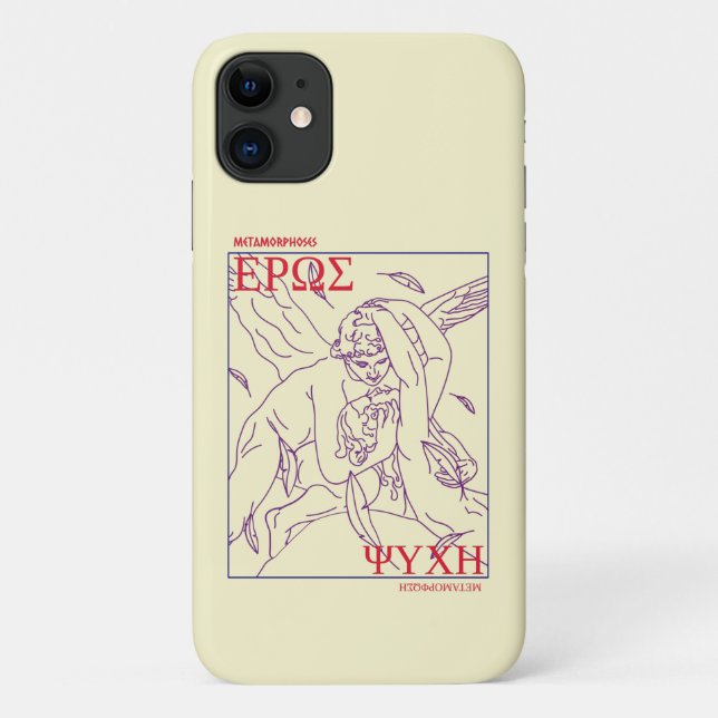 Coques Case-Mate iPhone Cupidon & Psyche Histoire de la mythologie grecque (Dos)