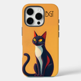 Coque iPhone 16 Pro Curieux chat