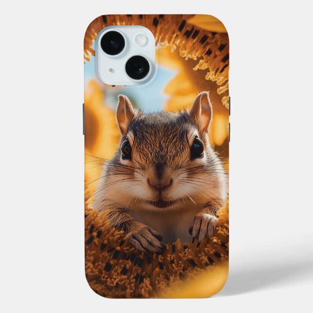 Coques Case-Mate iPhone Curieux Chipmunk Jeter Un Coup D'Oeil À Travers To (Verso)