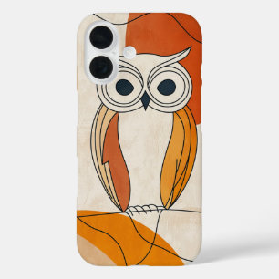 Coque Pour iPhone 16 Curieux look de hibou
