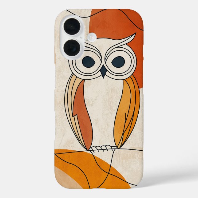 Coques Case-Mate iPhone Curieux look de hibou (Verso)