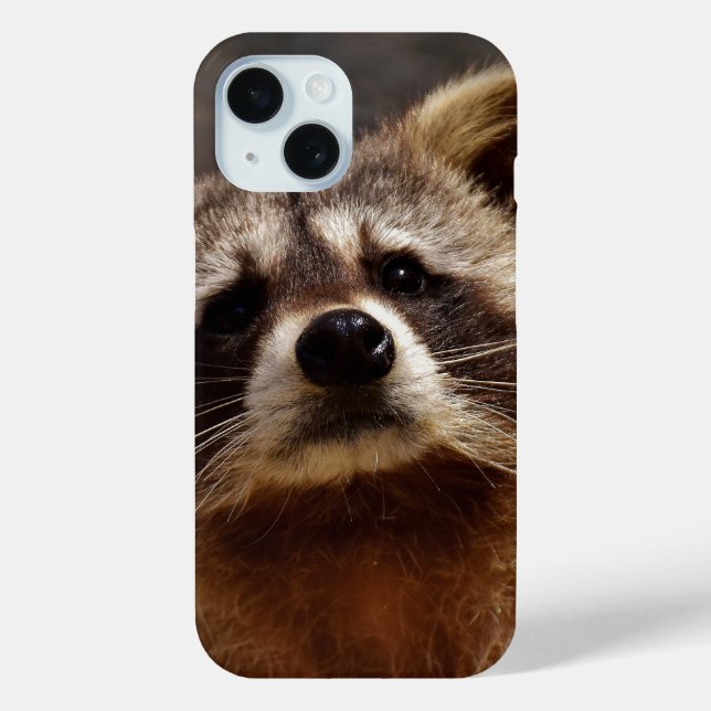 Coques Case-Mate iPhone Curieux Photo Raccoon (Verso)