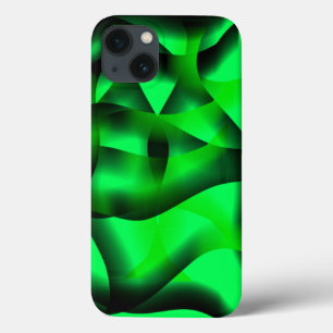 Case-Mate iPhone Case Curling vert citron vert et noir, avec un peu d'om