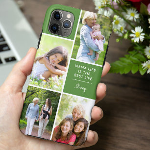 Case-Mate iPhone Case Custom 4 Photo Nana Life est la meilleure vie vert