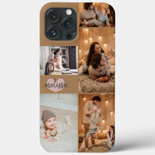 Case-Mate iPhone Case Custom 5 Photos Joli Cœur Script Or