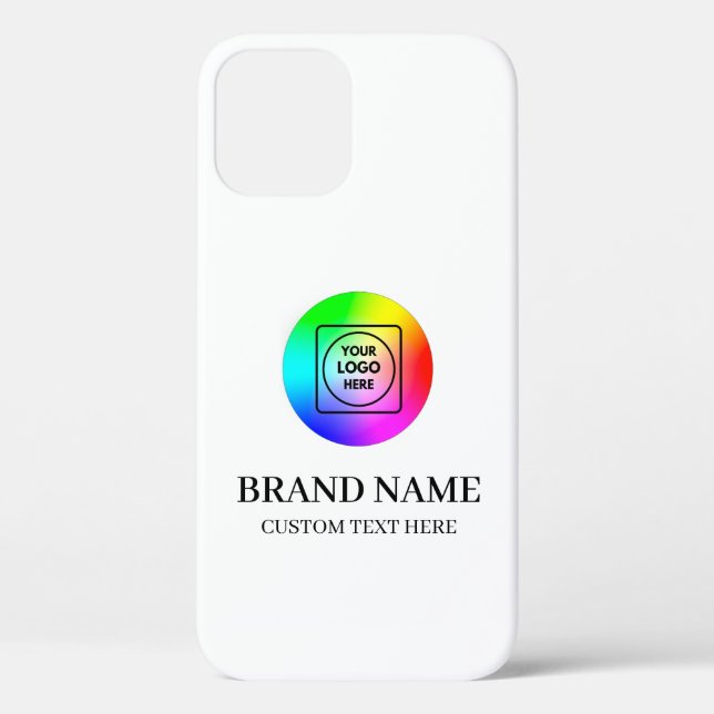 Coques Case-Mate iPhone Custom Business Logo Promotional Template iphone  (Verso)