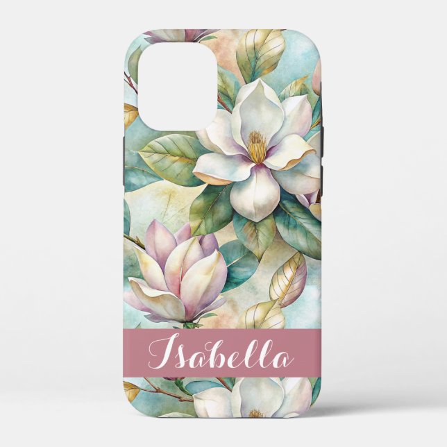 Coques Case-Mate iPhone Custom Elegant Magnolias (Verso)