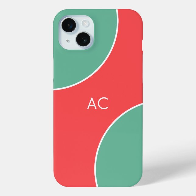 Coques Case-Mate iPhone Custom Modern Coral Minimalist (Verso)