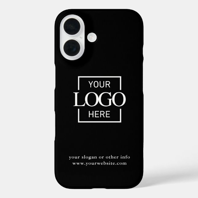 Coques Case-Mate iPhone Custom Modern Minimalist Logo Business Branding (Verso)