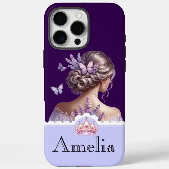 Coques Case-Mate iPhone Custom Royal Lavender Butterfly Case for iPhone 11 (Verso)