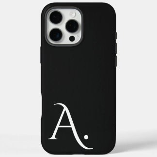 Coque iPhone 16 Pro Max Custom with Initial Name