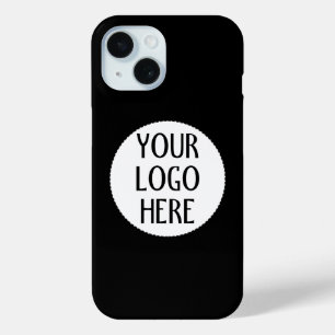 Coque Case-Mate iPhone Customisez le logo de votre entreprise Black White