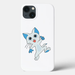 Case-Mate iPhone CASE CUT JUMPING LÉGER CYAN CUISINE AUX YEUX BLEUS, ORE