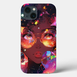Case-Mate iPhone Case Cute Anime Girl African American Art
