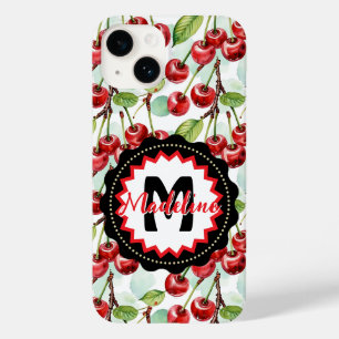Coque Case-Mate iPhone Cute Aquarelle Cerisier Motif personnalisé