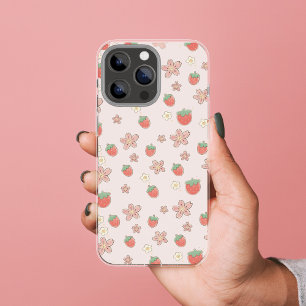 Case-Mate iPhone Case Cute Aquarelle motif de fraise fleurie