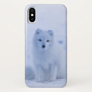 Case-Mate iPhone Case Cute Arctic Fox sur Snowy Winter Arrière - plan