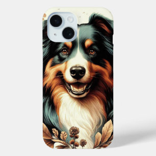 Coque Case-Mate iPhone Cute Australian Shepherd Peinture