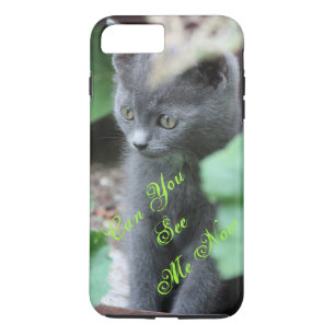 Coque iPhone 7 Plus Cute Baby Grey Kitten iPhone couverture