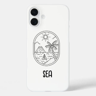 Coque Pour iPhone 16 Plus cute beach phone case 