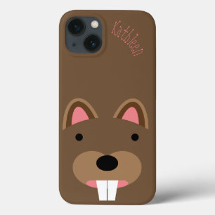 Case-Mate iPhone Case Cute Beaver Face personnalisable