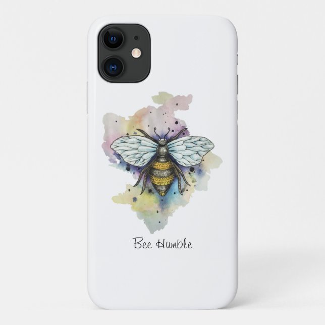 Coques Case-Mate iPhone Cute Bee And Rainbow Wash (Dos)