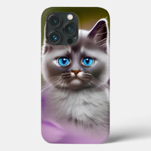Case-Mate iPhone Case Cute Bleu Oye Kitten