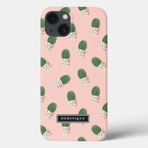 Case-Mate iPhone Case Cute Cactus dans les pots de coeur Motif Personnal