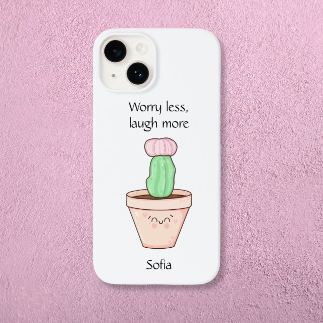 Coques Case-Mate iPhone Cute Cactus en style Kawaii (Créateur téléchargé)